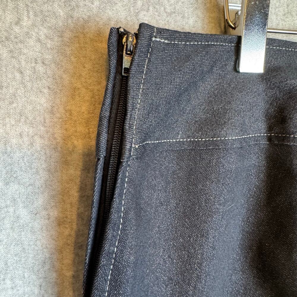 New Directions Dress Pants Trousers Womens Sz 16 Pinup Wide Leg Dark Wash Career - Picture 9 of 12